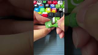 Drawing Xbox on the keyboard shorts diy art keyboard tiktok trending fyp xbox [upl. by Bove610]