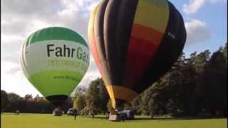 DOXAT und DOZAT  START  Heißluftballon  Hot Air Balloon  Maiglerwiese Brühl [upl. by Carolin]