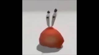 Mr Krabs dances to low quality Happy full [upl. by Ereveniug]