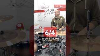 🔥 Boost your single pedal speed 🥁 drums singlepedal exercise lesson footpedal tutorial short [upl. by Drislane49]