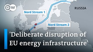 Potential sabotage Whats behind the Nord Stream pipeline leaks  DW News [upl. by Cello]