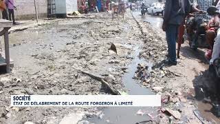 REGARDEZ LETAT DE LA ROUTE FORGERONS A LIMETE [upl. by Netsirt]