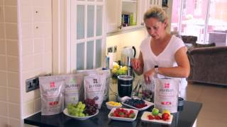 Fitness Food  Purition Wholefood Protein Shake  Strawberry flavour amp recipe [upl. by Evot836]