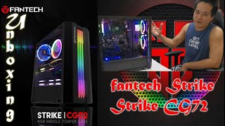 Fantech Strike CG72 RGB Unboxing Tower Case [upl. by Yemrots995]