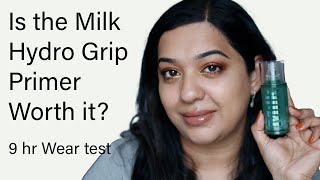 Milk Hydro Grip Primer Review on OilyCombination skin type [upl. by Ecniuq]