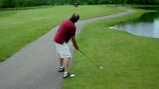 Worst golf swing in the history of golf [upl. by Athenian]