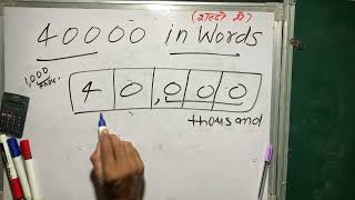 40000 Kaise Likhate Hain Hindi Mein  Spelling  Hindi  Surendra khilery [upl. by Sorazal749]