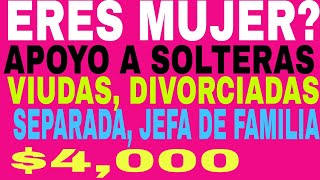 CUÁLES SON LOS REQUISITOS PARA BECA MADRES SOLTERAS VIUDA DIVORCIADA SEPARADA O JEFA DE FAMILIA [upl. by Netta]