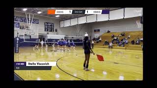 Stella Viscovich Kellenberg Varsity Volleyball Highlights 10 2023 season [upl. by Fadden302]