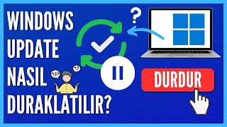 Windows 11de Güncellemeler Nasıl Durdurulur  Windows Update Kapatma [upl. by Yakcm]