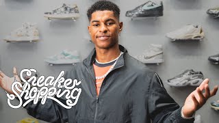 Manchester Uniteds Marcus Rashford Goes Sneaker Shopping With Complex [upl. by Abott]