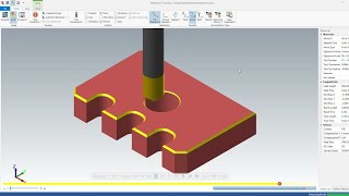 Chamfer 2D in MasterCam Milling [upl. by Atenaz175]