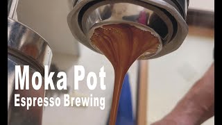 氣壓摩卡壺萃取濃縮咖啡 Espresso brewing with air pump moka pot [upl. by Yard225]