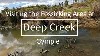 Visiting Deep Creek Fossicking Area Gympie [upl. by Nimsay]