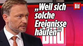 FDPChef Lindner „Müssen über eine KlimaHaftpflicht sprechen“  Flutkatastrophe [upl. by Noman915]