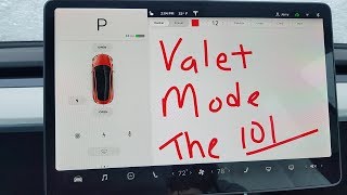 In Depth Review of the Tesla Model 3 Valet Mode and Real World Experience [upl. by Doralia]