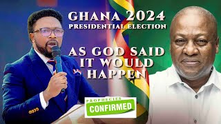 JOSHUA IGINLA PROPHECIES ABOUT GHANA 2024 PRESIDENTIAL ELECTION CONFIRMATION [upl. by Allimrac]