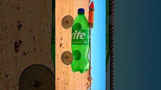 Bottle Rocket Car 180kmspeed Damaka Experiment [upl. by Thordis]