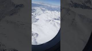 traveling by plane to kashmir snow snowfall inida trending goingviral viralreels viralworld [upl. by Zebaj915]