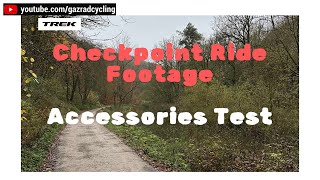 Trek Checkpoint Trail Ride  Duel Garmin GoPro Mount Test [upl. by Him]