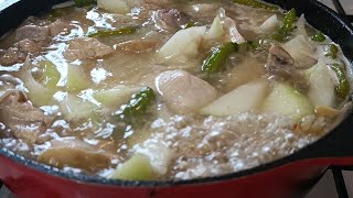 Chicken tinola A Filipino dish made with Papaya ginger [upl. by Bashemath]