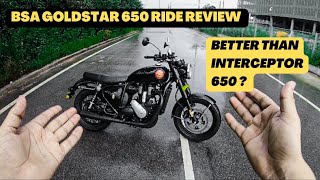 BSA Goldstar 650 Ride Review [upl. by Benilda]