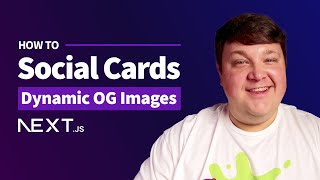 Dynamic Social Card Images in Nextjs with Cloudinary [upl. by Zachariah749]