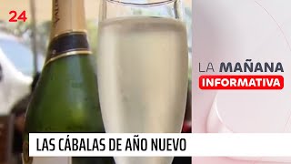 ¿Cuál es el significado de las cábalas de Año Nuevo  24 Horas TVN Chile [upl. by Nyrrat]