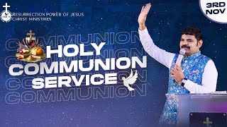 RPJCM HOLY COMMUNION SERVICE  SUNDAY LIVE SERVICE  RPJCM  PROPHET RAVI CHANDRA  31124 [upl. by Margit]