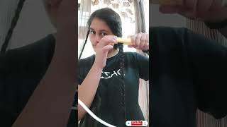 How to do crimping without crimper hair hairstyle hack like Subscribe crimping hairstyle [upl. by Dexter755]