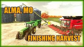 🚨 LIVE  Finishing up Harvest on Alma MO NEW Farm Stick  Farming Simulator 22 [upl. by Roban155]