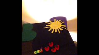 Felt Board Presentation for The Very Hungry Caterpillar ECE [upl. by Nyar671]