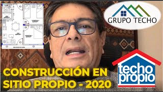 Construcción en Sitio Propio  GRUPO TECHO TE EXPLICA 1 [upl. by Heidie]