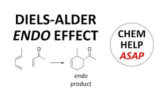 endo effect in DielsAlder reactions [upl. by Deedahs]