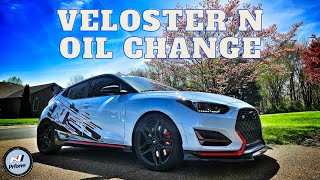 2019 Hyundai Veloster N How to Change Oil Pennzoil Ultra Platinum Wix Filter N75 Magnetic Plug [upl. by Wadlinger868]