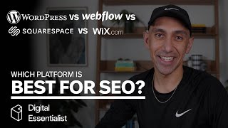 WordPress vs Squarespace vs Webflow vs Wix SEO [upl. by Ahsekyw]