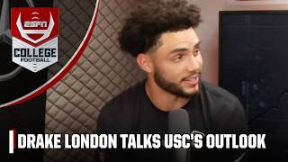 Drake London expects HUGE SEASON for Lincoln Riley at USC 🍿  ESPN College Football [upl. by Eissed]