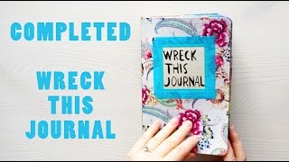 Completed Wreck This Journal [upl. by Araet17]