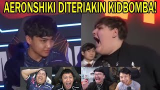 AERONSHIKI DITERIAKIN KIDBOMBA Reaction Streamer TEAM SPIRIT VS LIQUID ID M6 [upl. by Stroup]