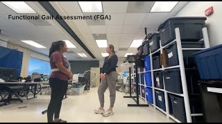 Functional Gait Assessment FGA [upl. by Nauhs555]