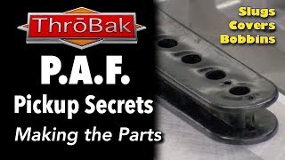 PAF Pickup Secrets PAF Bobbins Slugs and Covers  How its Made [upl. by Soisinoid]