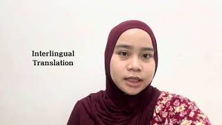 The Difference Intralingual Translation Interlingual Translation and Intersemiotic Translation [upl. by Anniala]