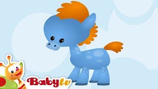 Horse 🐴​  Animal Sounds and Names for Kids amp Toddlers  Cartoons BabyTV [upl. by Nnylyam]