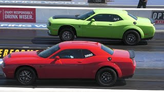 Dodge Demon 170 drag race [upl. by Amron879]