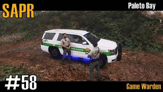 ⭐ GTA POLICE  LSPDFR mod  SAPR  Game Warden  🚔 Chevrolet Tahoe [upl. by Osrick]