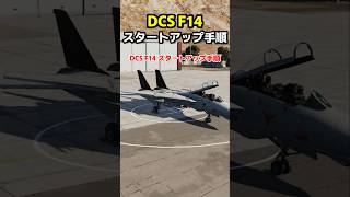 DCS F14スタートアップ手順 戦闘機 dcsworld topgun トップガン [upl. by Omiseno]