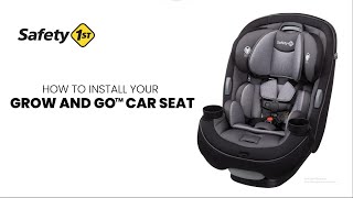 How to Install the Grow and Go AllinOne Convertible Car Seat Tutorial  Safety 1st [upl. by Nowaj]