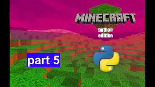 Python Minecraft with Ursina simple bug fixes for mining ice biome and soil underground  part 5 [upl. by Atinev544]