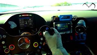 Thomas Drouet  Magny Cours onboard MercedesAMG GT4 [upl. by Aidnis]