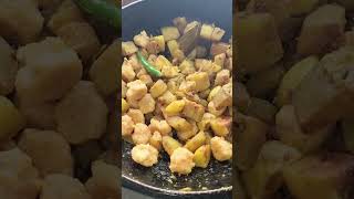 Kachakola bora diya torkari recipe 😋😋shorts trading food villfood [upl. by Adolpho871]